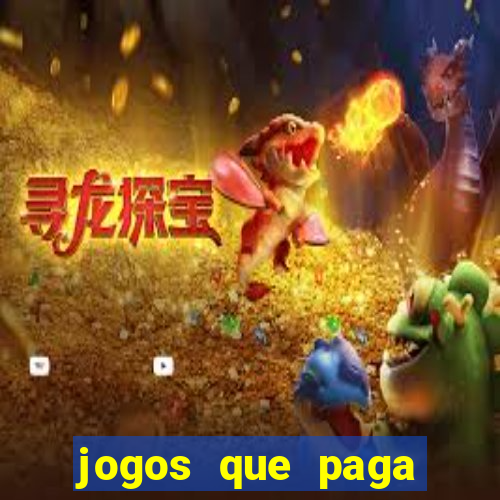 jogos que paga dinheiro de verdade no pix